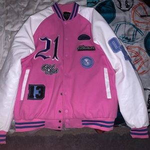 Miami men’s medium, brand new varsity lettermen’s jacket, from boohooman.